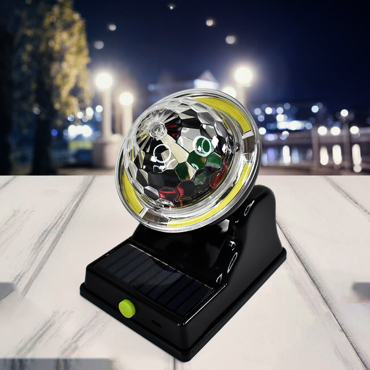 Solar Disco Light with Power Bank