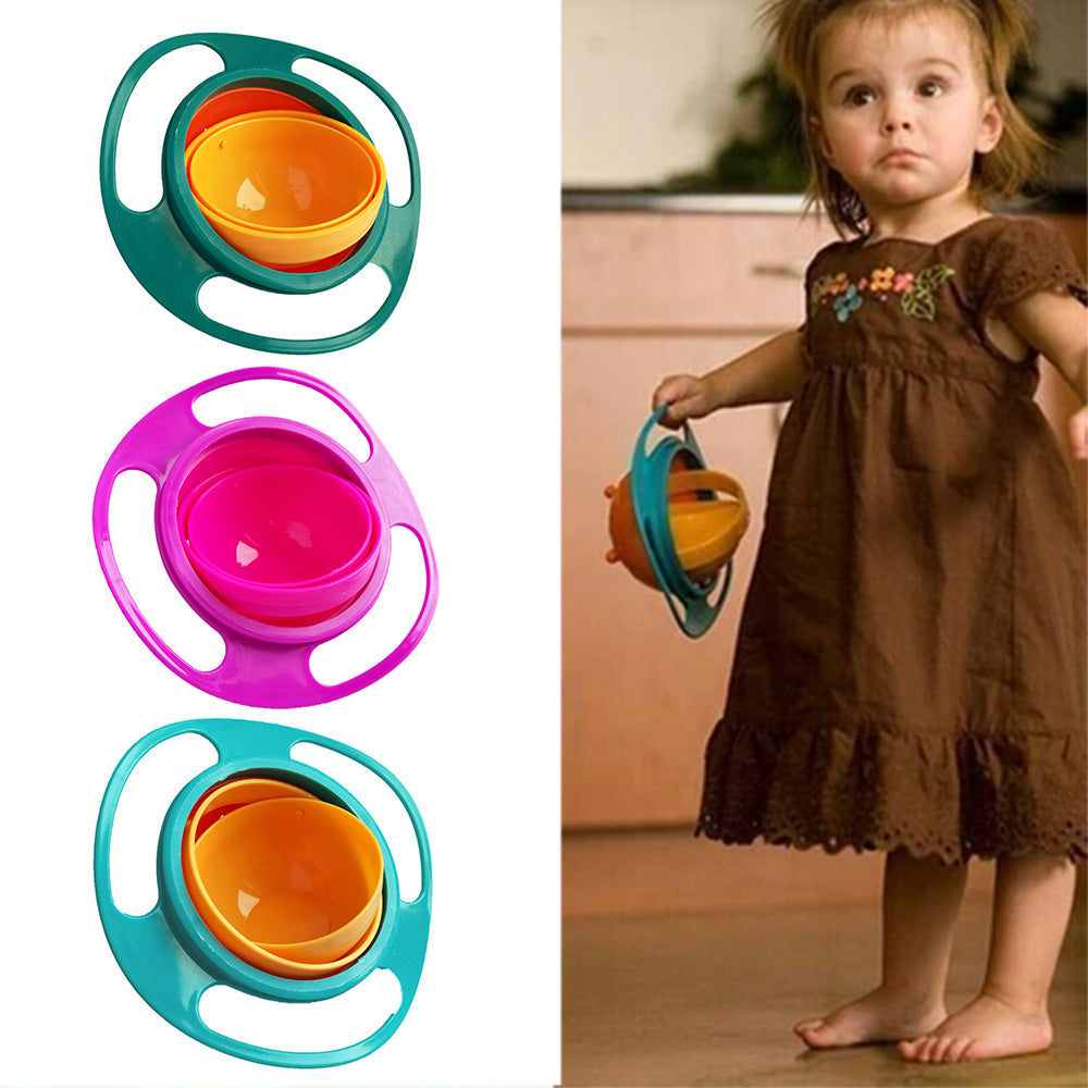 360° Anti-Spill Toddler Bowl