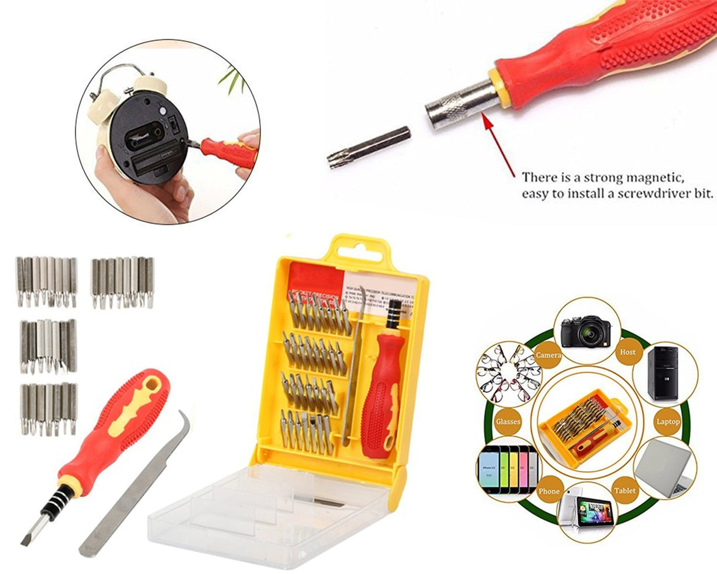 Precision Magnetic Screwdriver Set