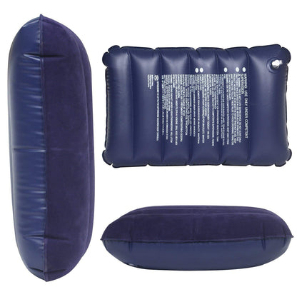 Inflatable Velvet Travel Pillow