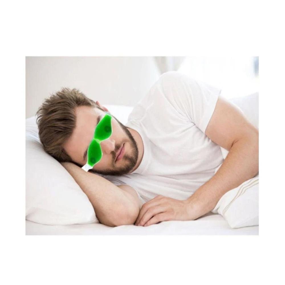 Cold Eye Mask With Stick-on Straps