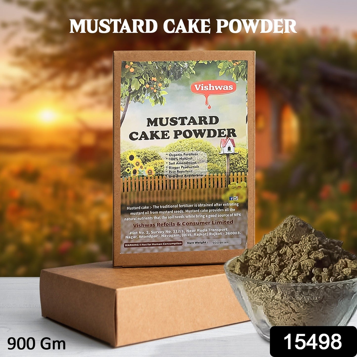 Mustard Cake Fertilizer 900gm