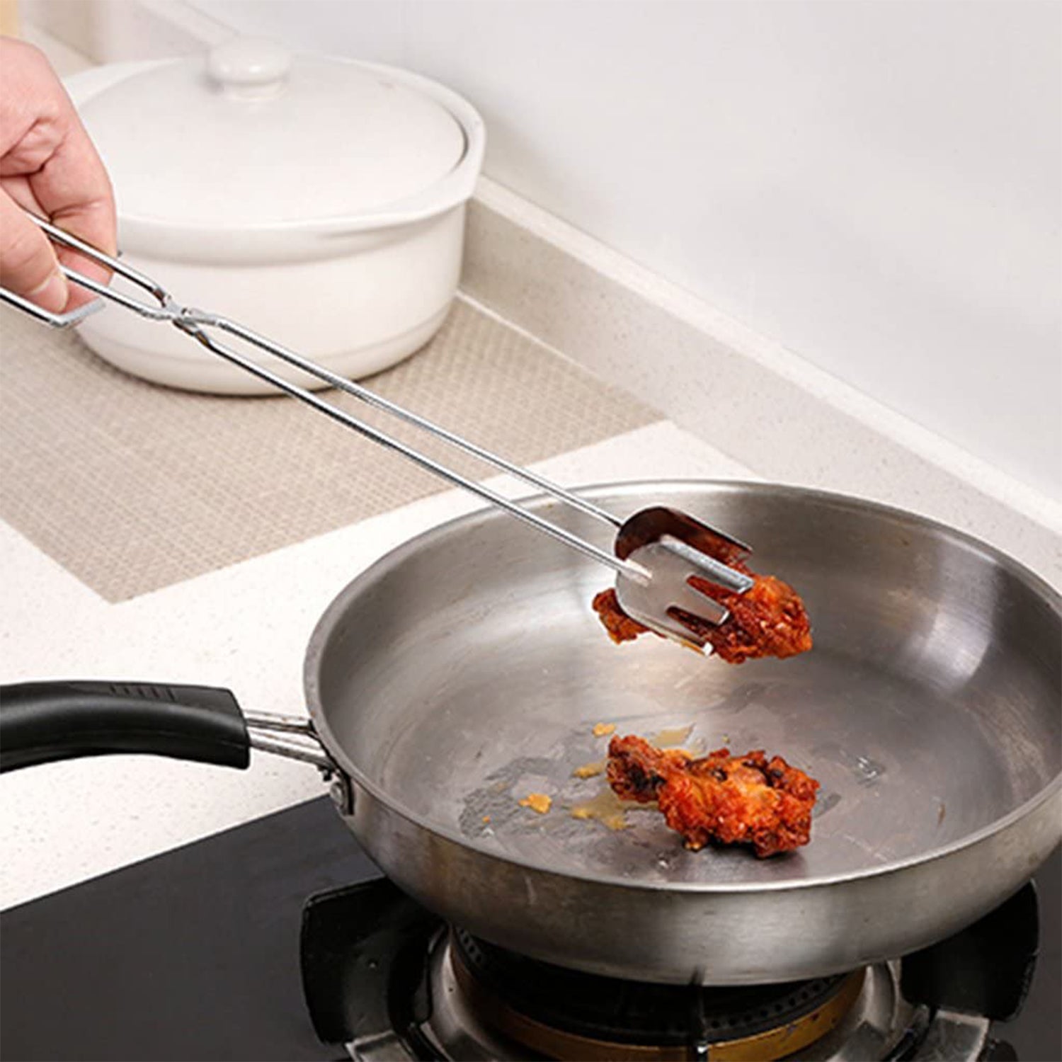 Heavy-Duty BBQ Grill Tongs