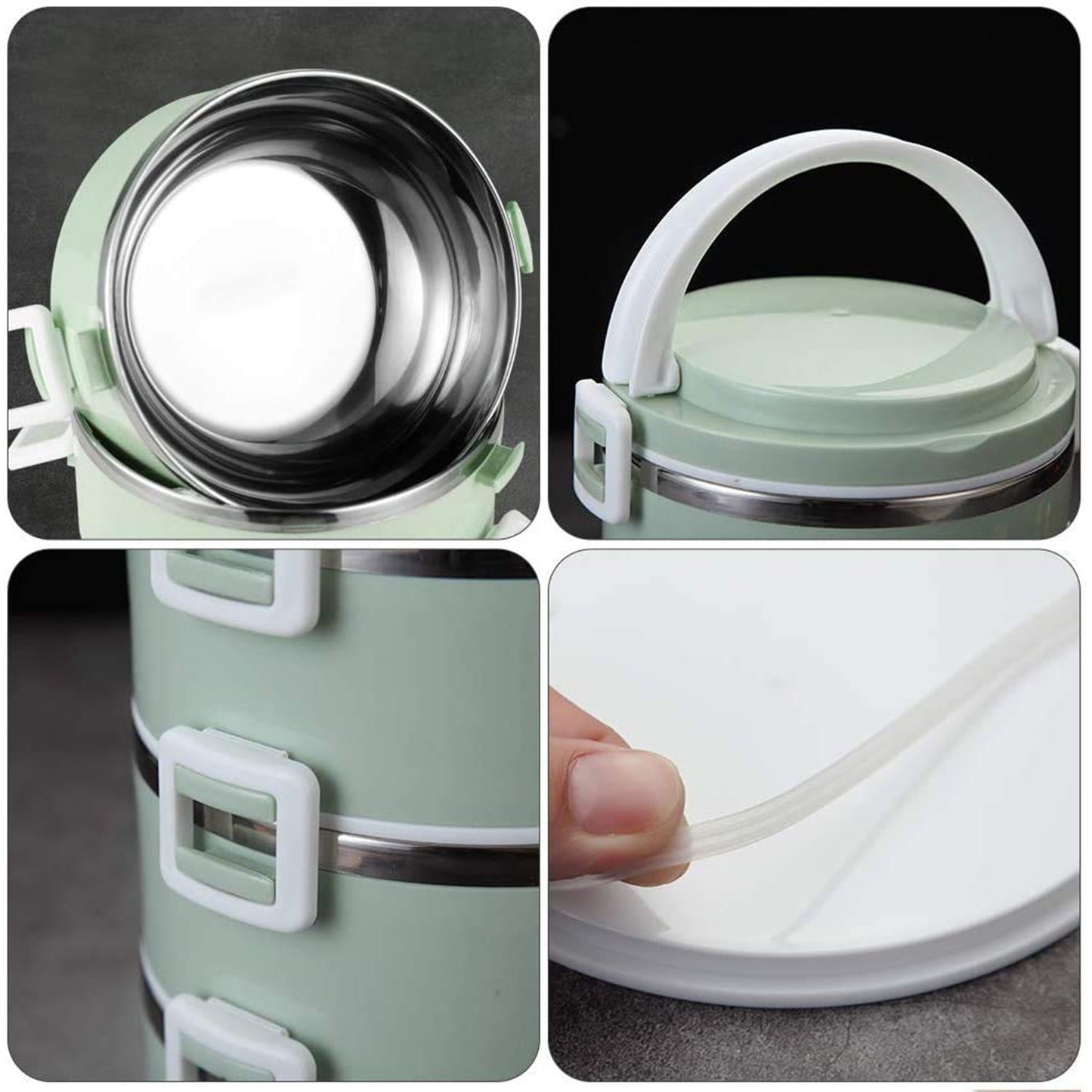 Multi Layer Stainless Steel Hot Lunch Box