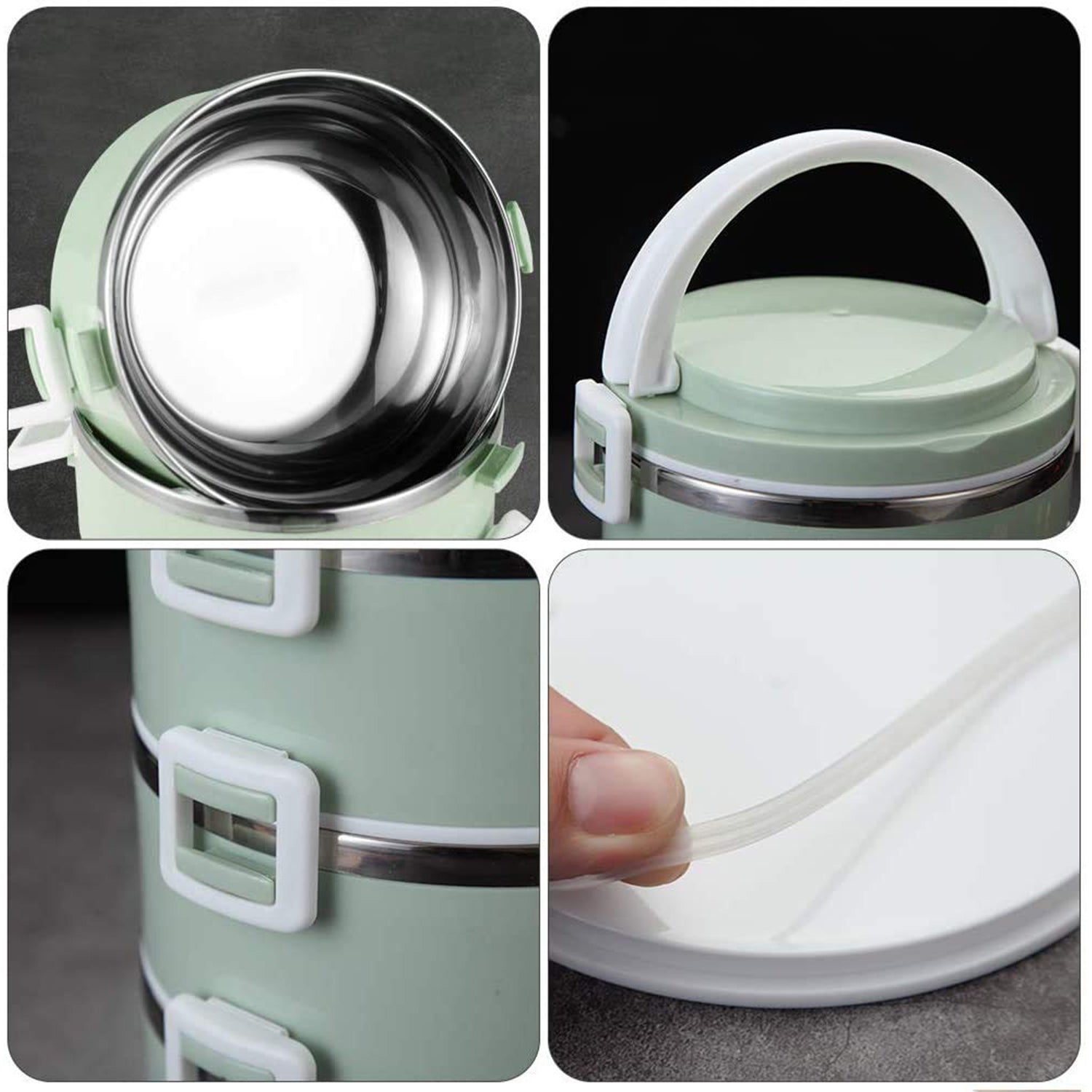 Multi Layer Stainless Steel Hot Lunch Box