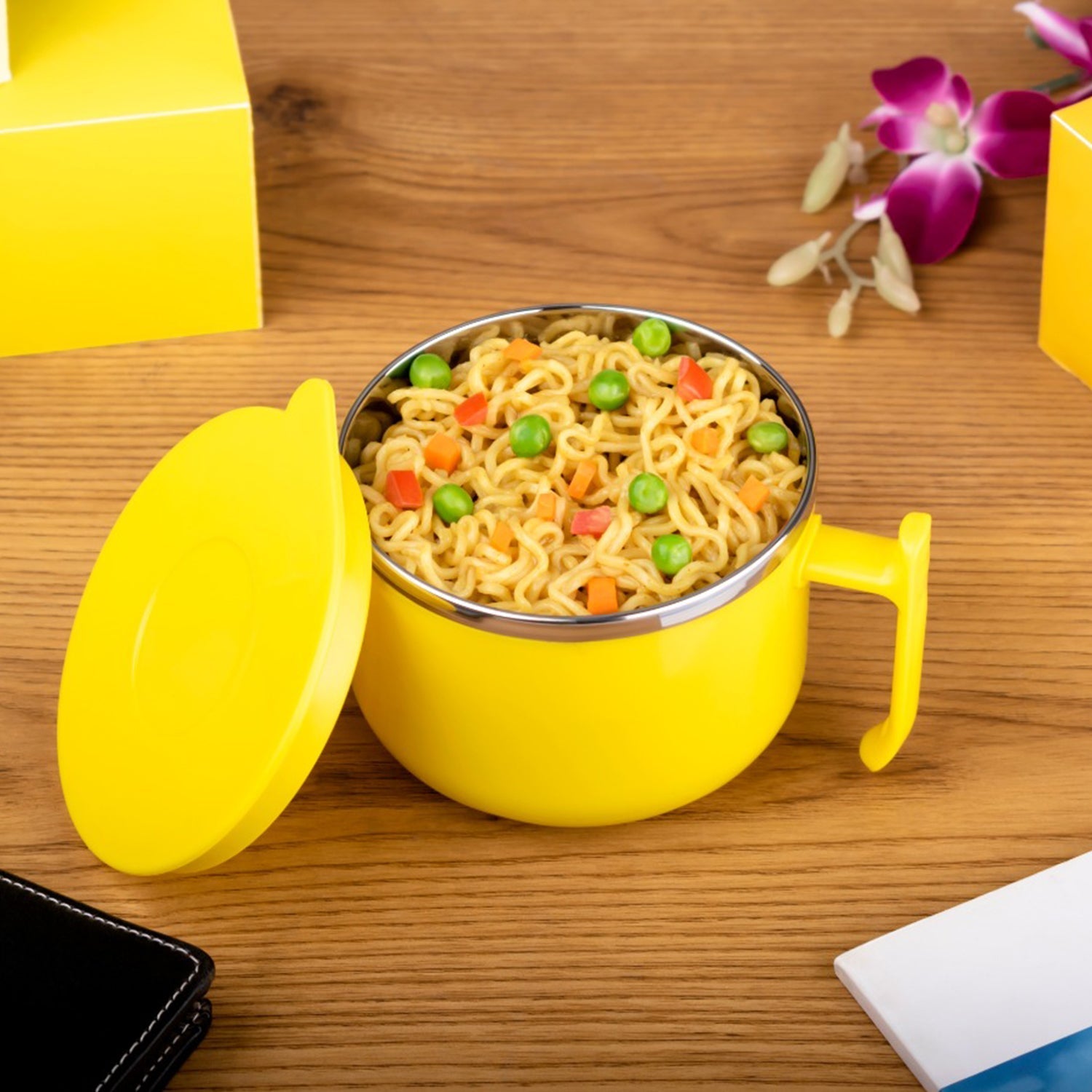 Double Layer Maggie Bowl with Lid & Handle