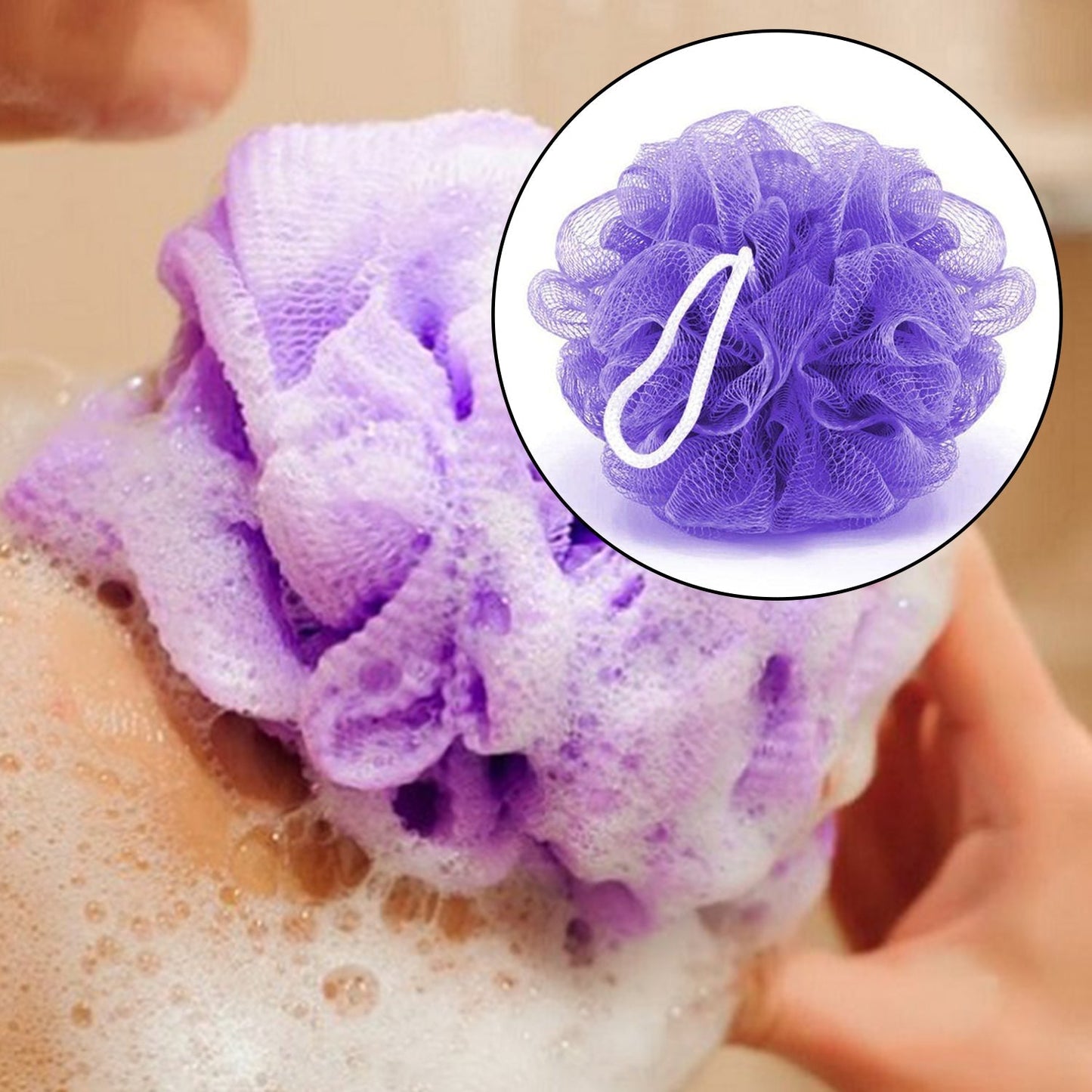 Pack of 6 Bath Loofahs