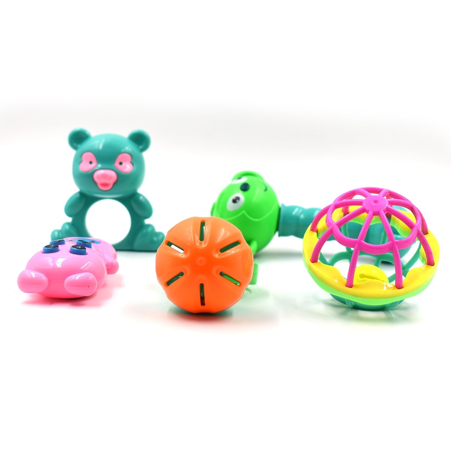 5pc Rattles Baby Toy