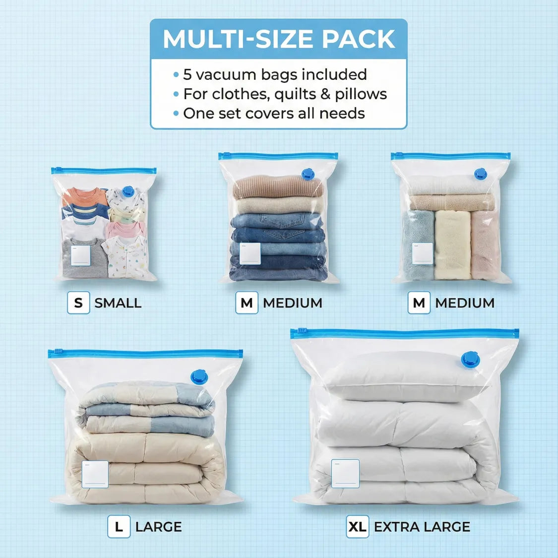 Vacuum Storage Bags Set