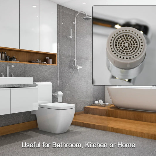 360° rotating faucet sprayer head with circular spray holes
