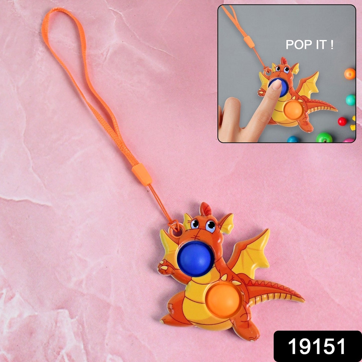 Dragon Push Pop Toy