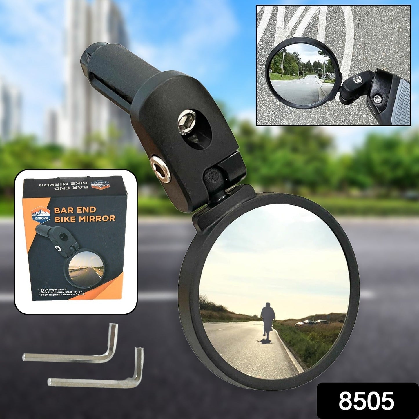 360° Rotatable Bike Mirror