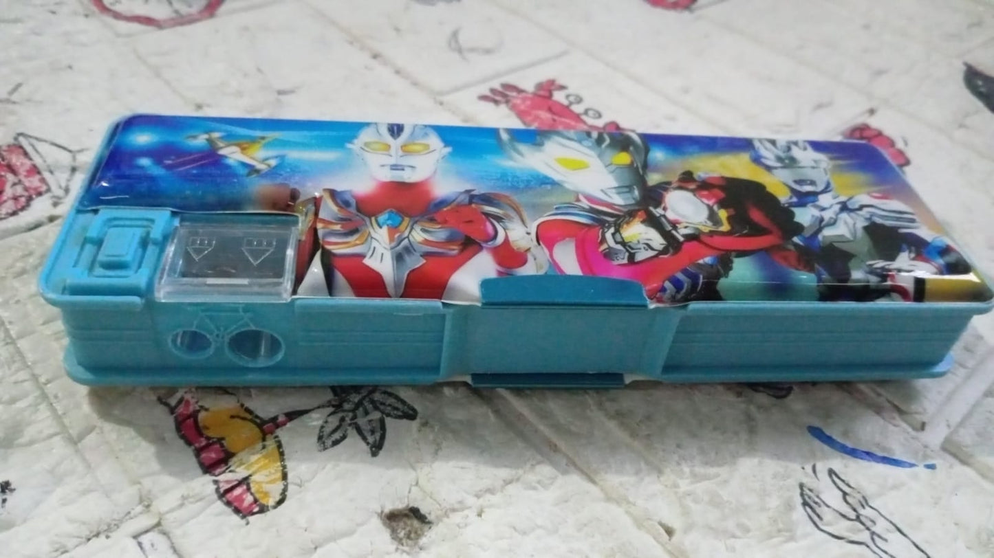 Cartoon Double-Deck Pencil Case