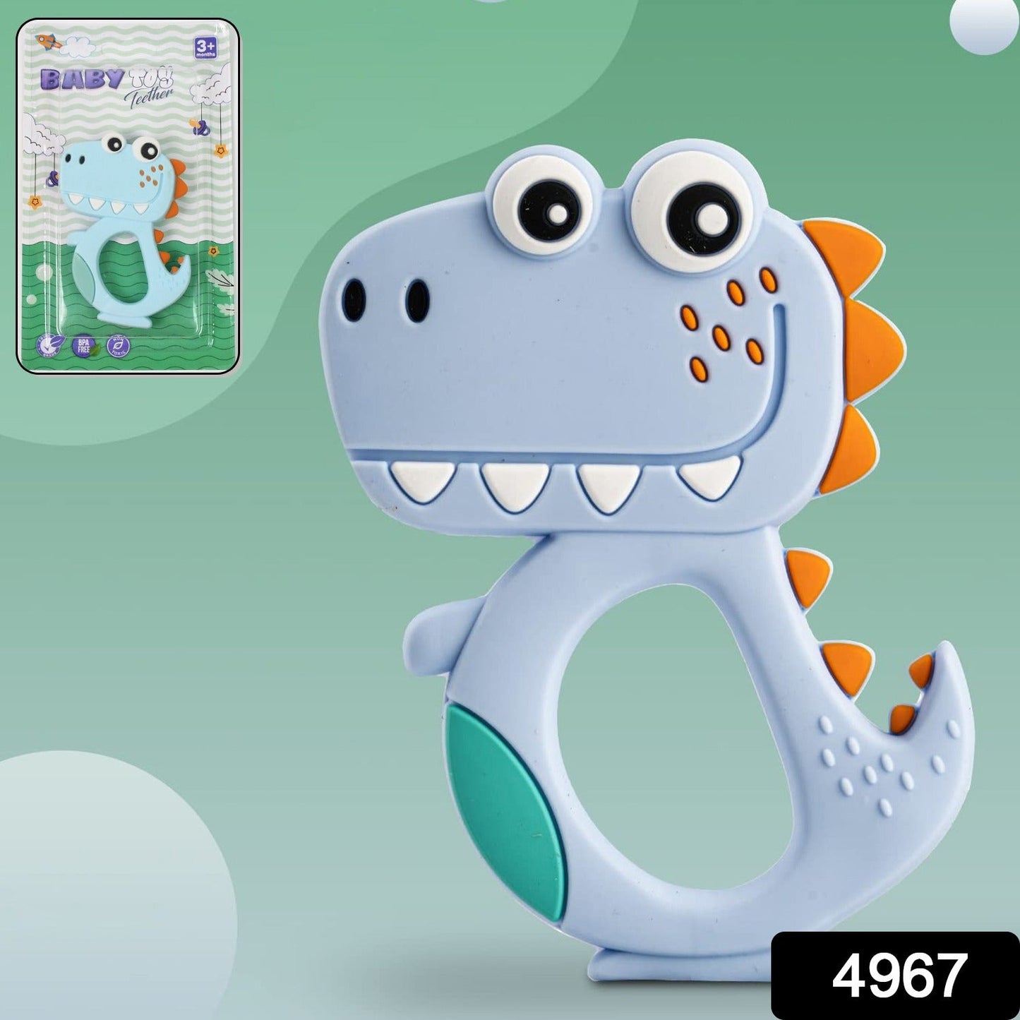 Dinosaur Baby Teether Toy