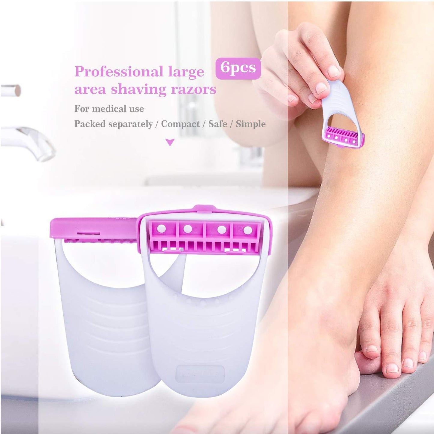 Unisex Body Razors – 6pcs