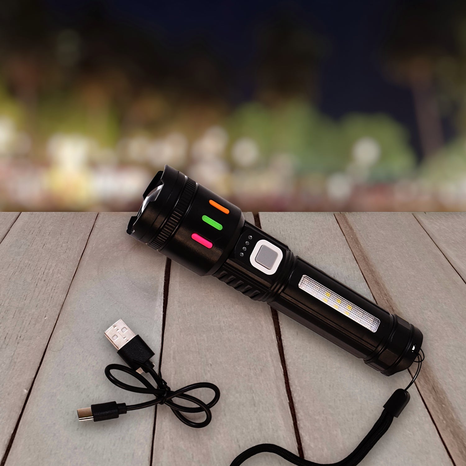 Led Torch High Lumens Fast Charging Flashlight