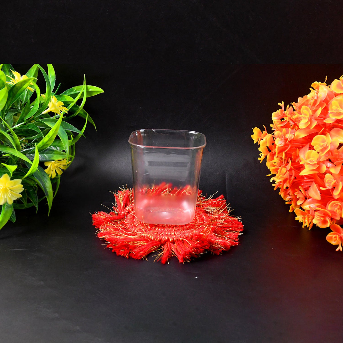 6-Piece Transparent Diamond Glass Set