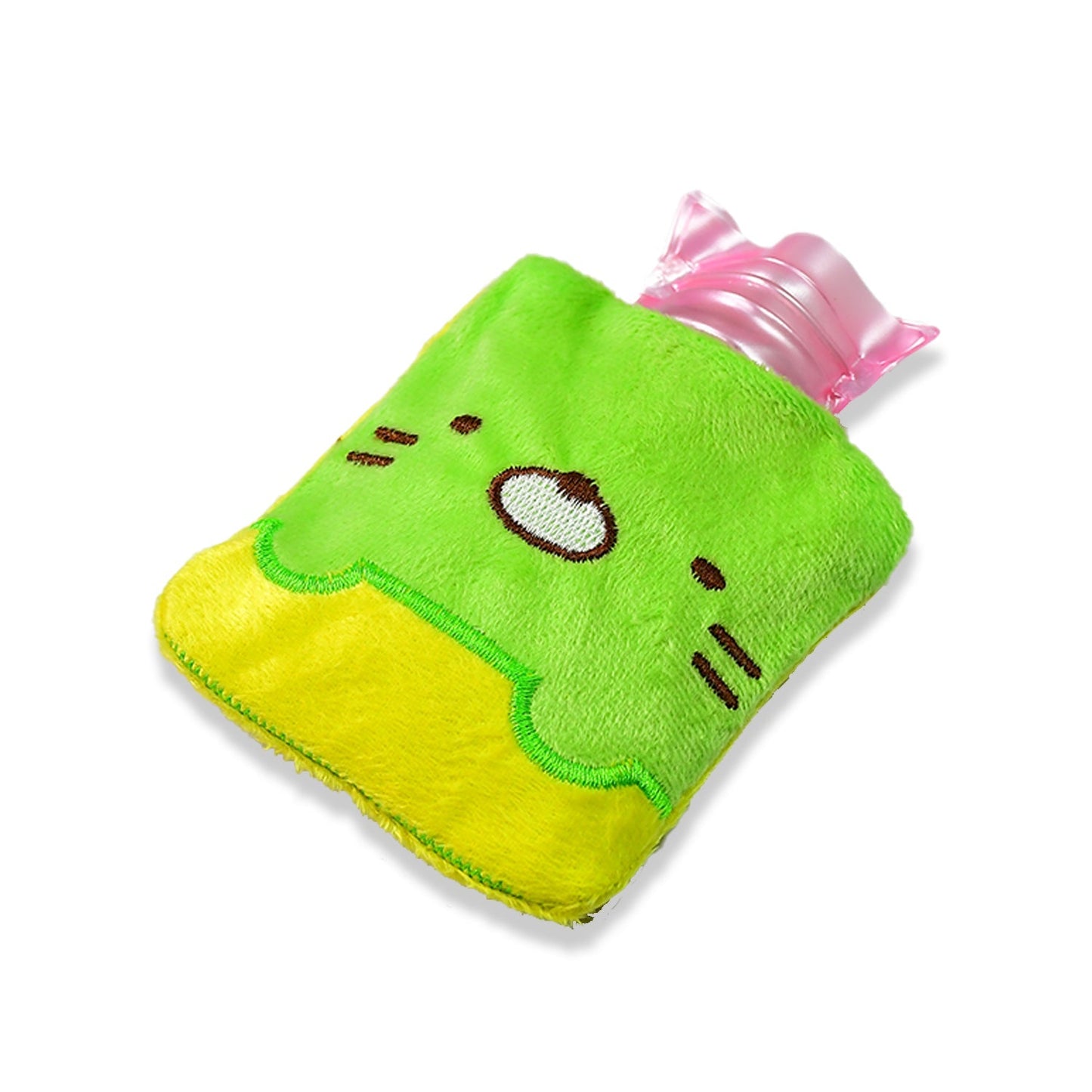 Green Kitty Hot Water Bag with Cover
