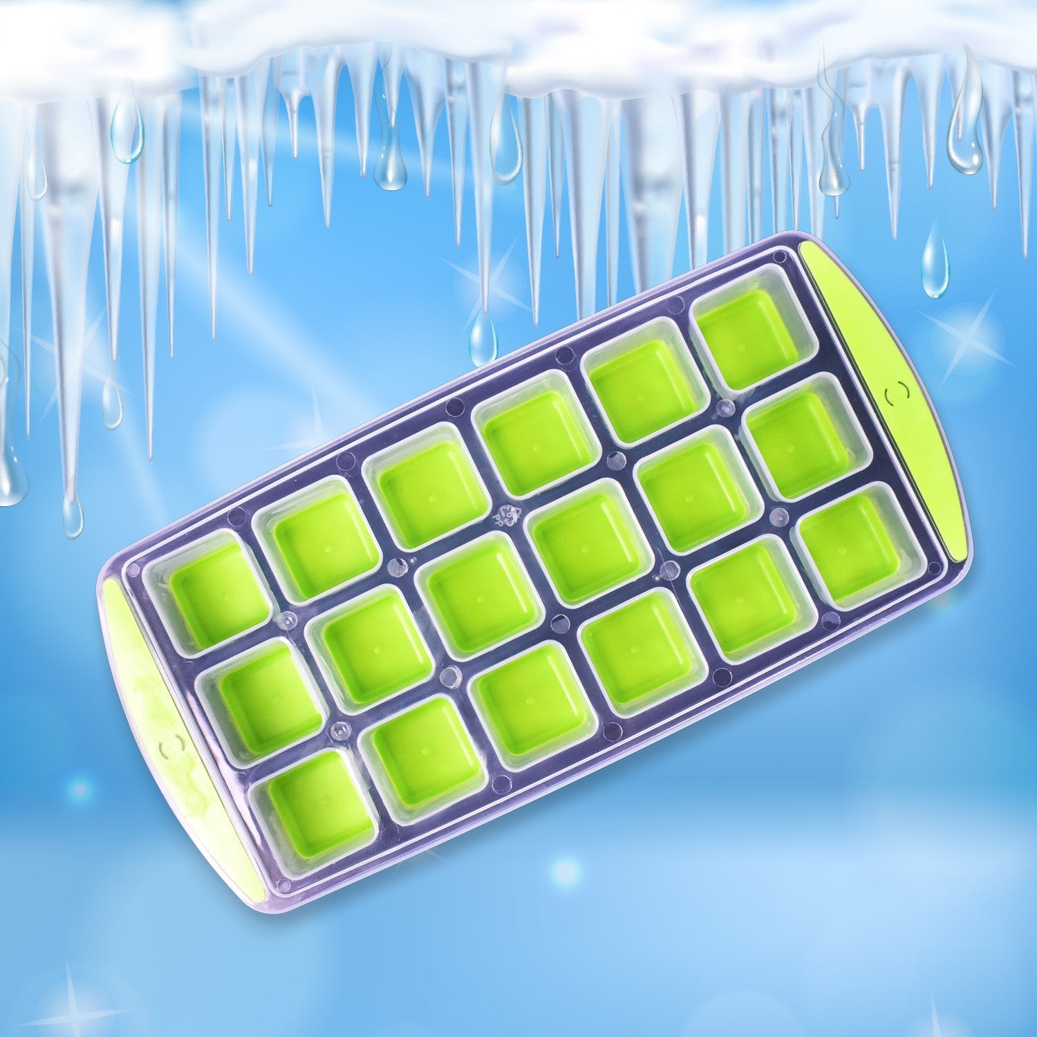 Pop-Up Silicone Ice Tray