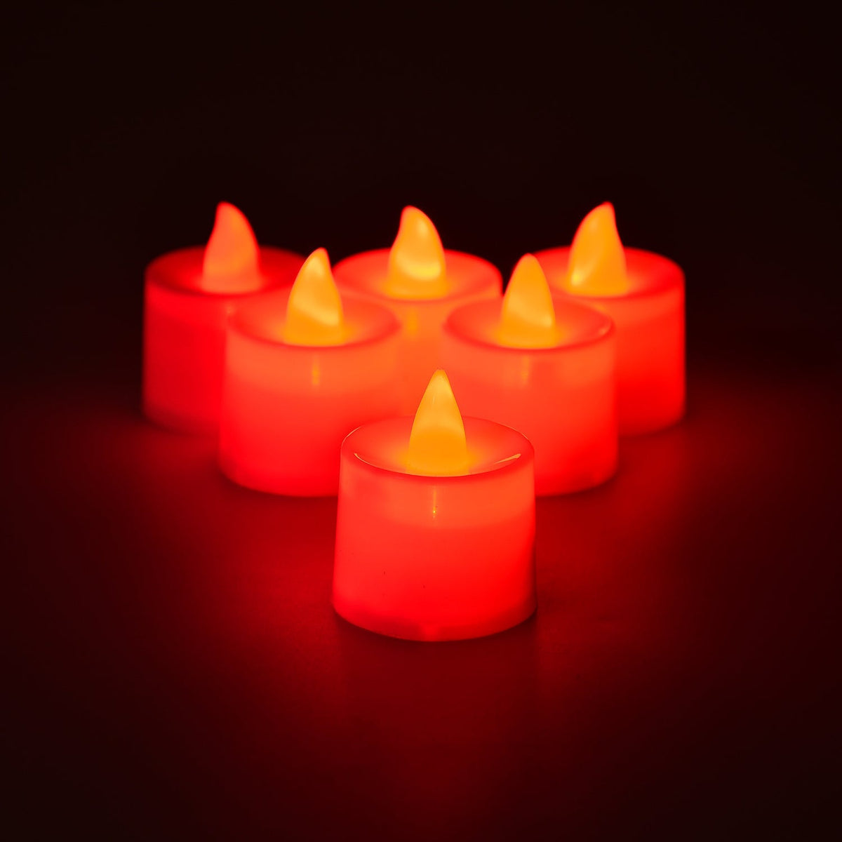 Red Flameless LED Tealights