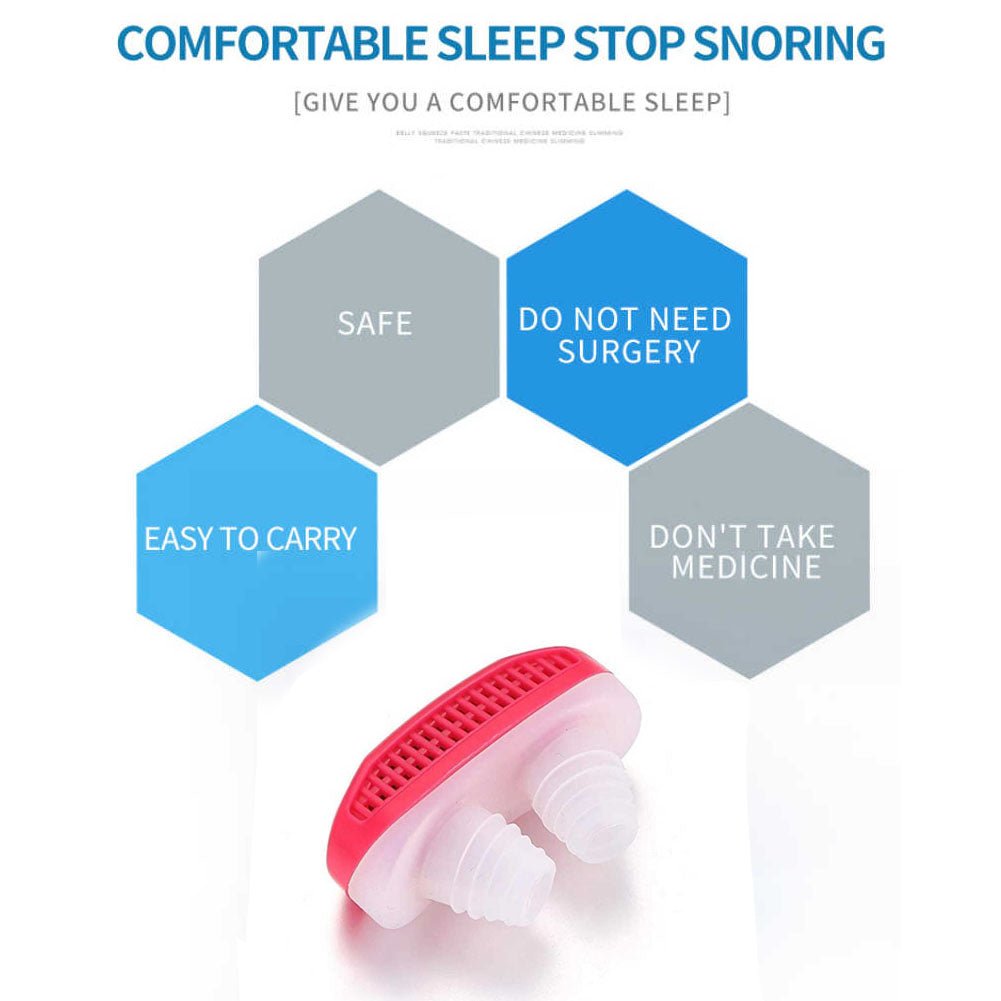 Anti-Snore Nose Clip with Air Purifier