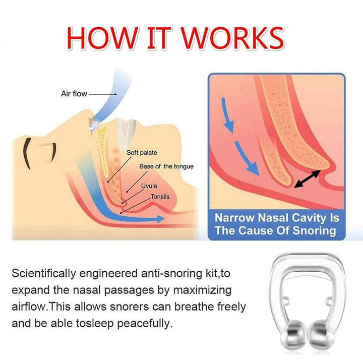 Anti-Snoring Nose Clip