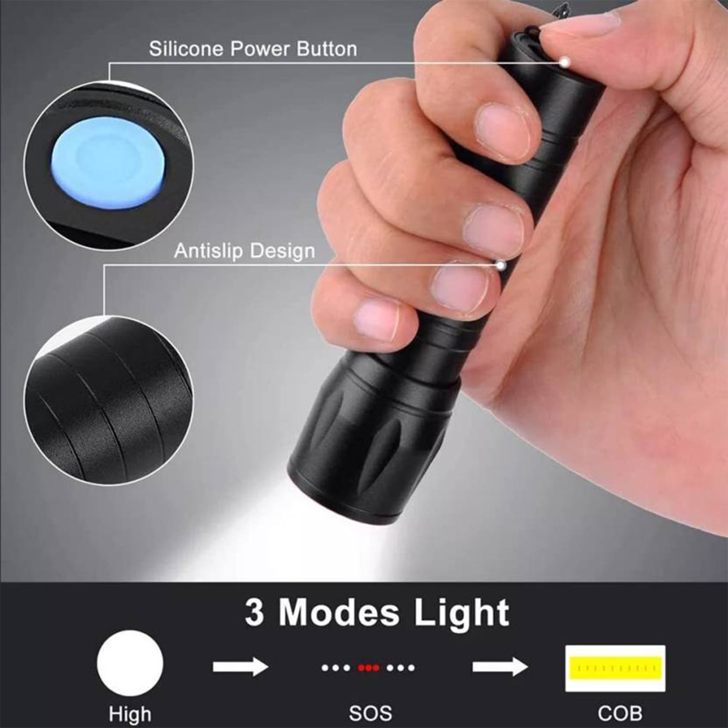 Mini Led Flashlight Rechargeable