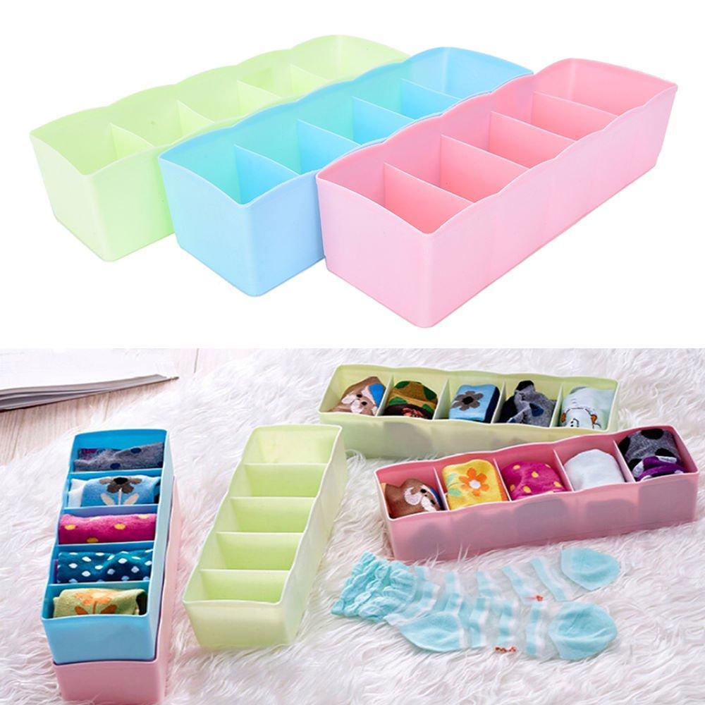 5-Compartment Drawer Organizer