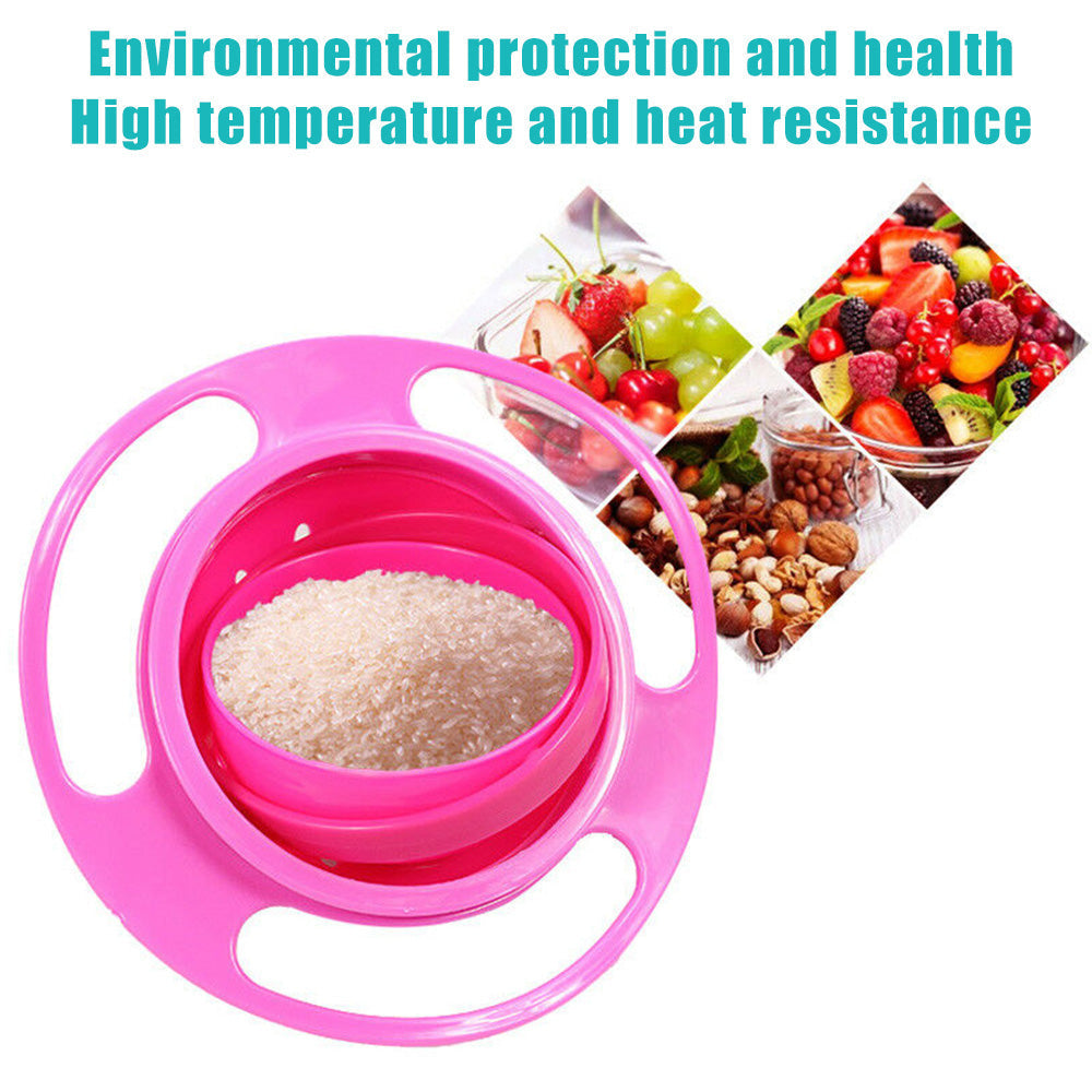 360° Anti-Spill Toddler Bowl