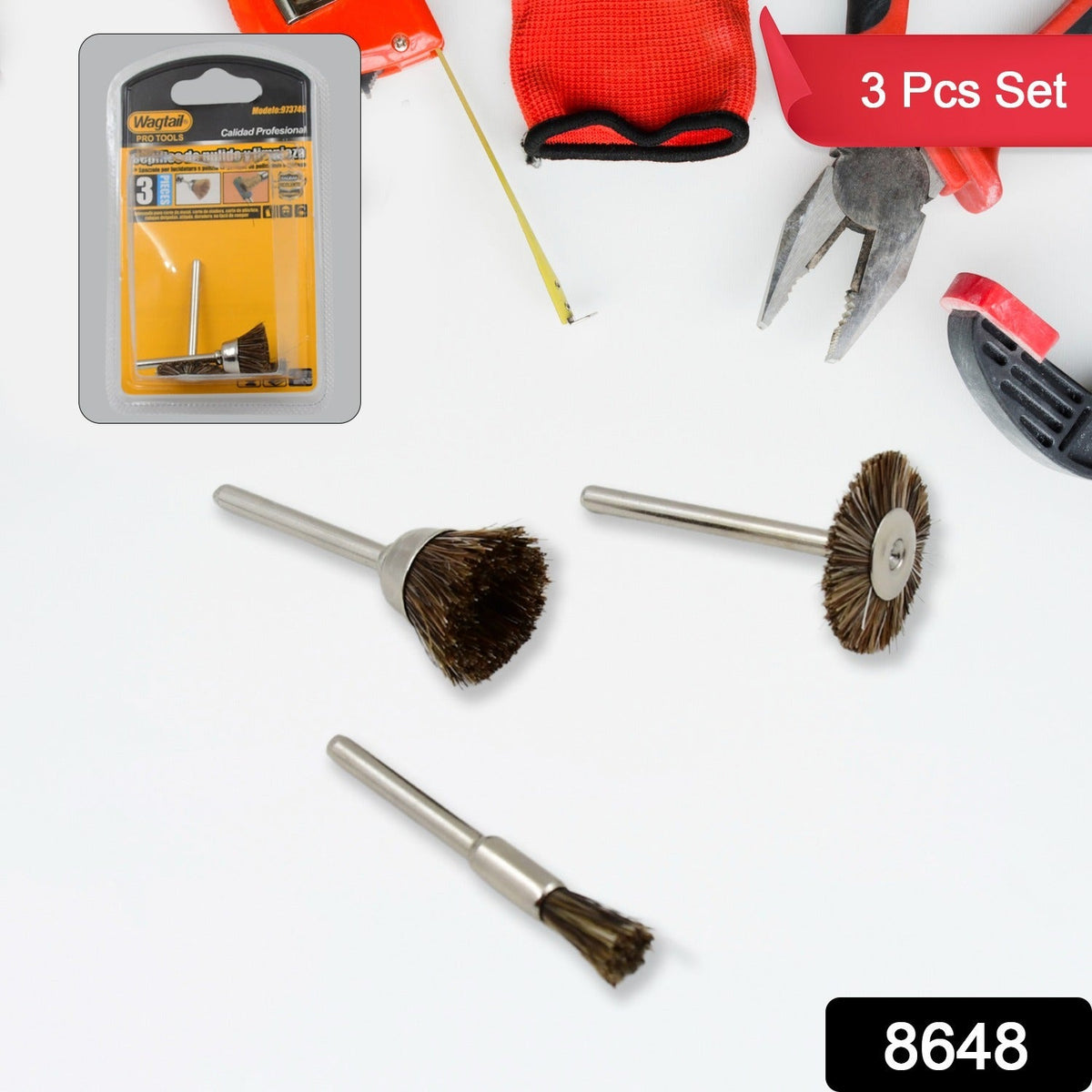 Brass Wire Brush Set