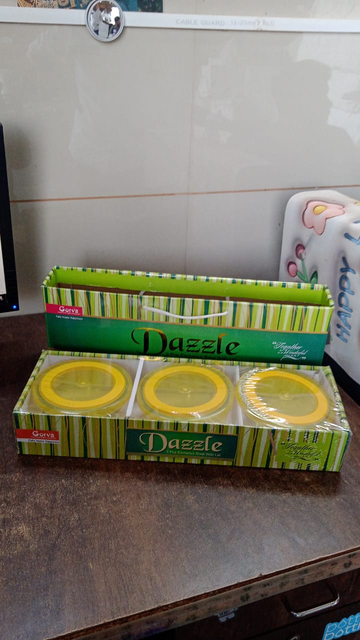 Glass Bowl Set Mixing (3 Pcs)