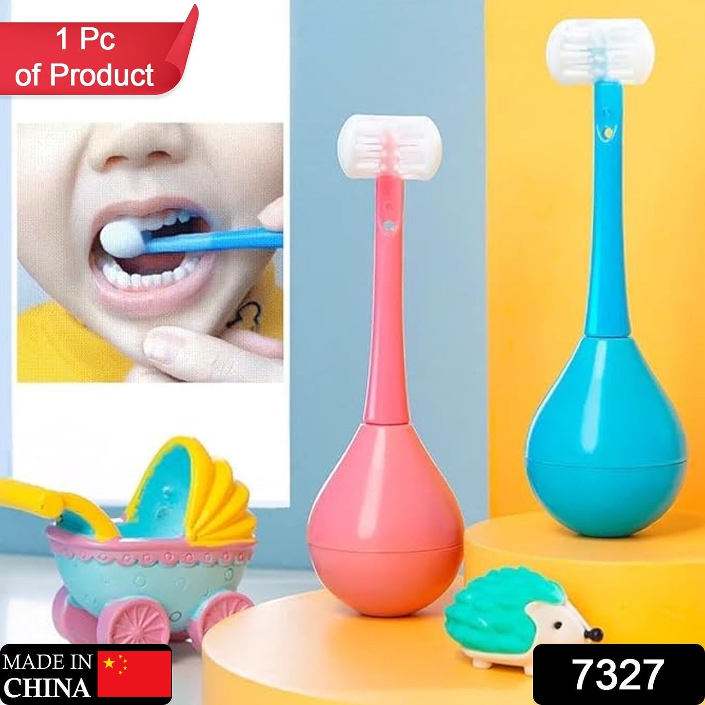 3-Sided Toddler Toothbrush