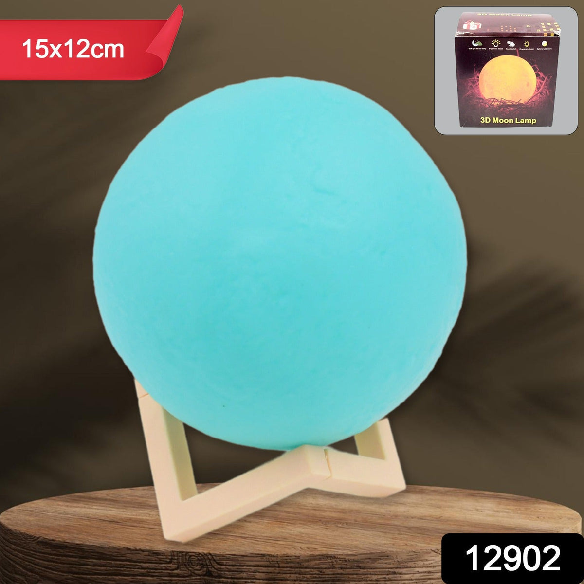 3D Moon Glow Lamp