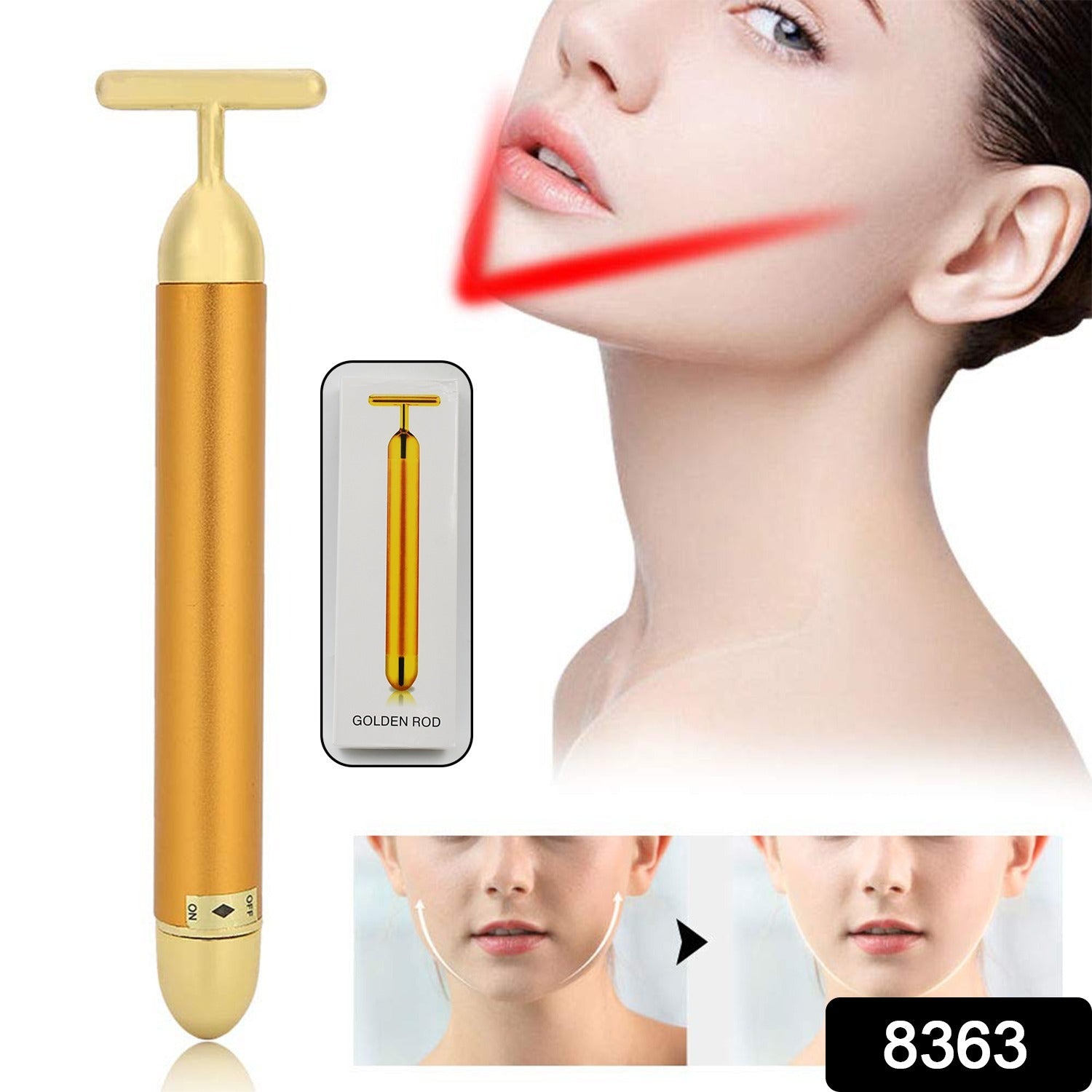 Golden Facial Massager
