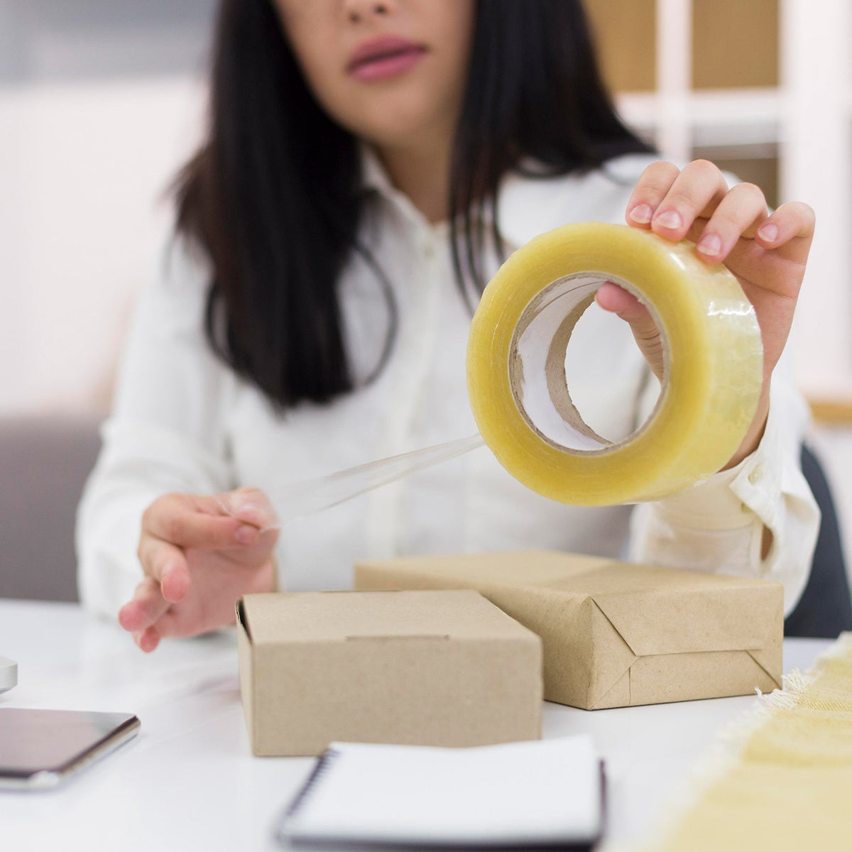 High Adhesive Transparent Tape (120 Meter)