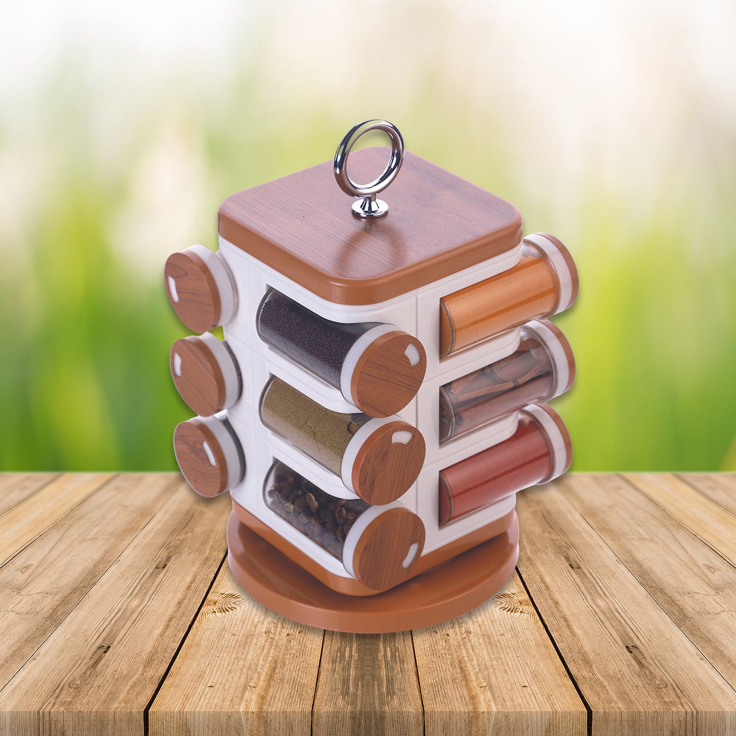 Ganesh Spice Rack – 12 Jars