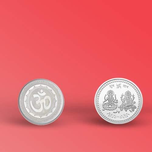 866 Pure Silver Coin For Gift  Pooja