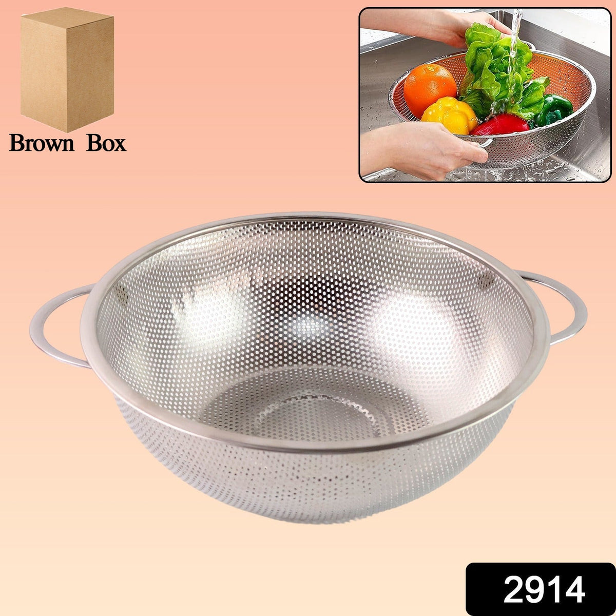 Collapsible Stainless Steel Strainer