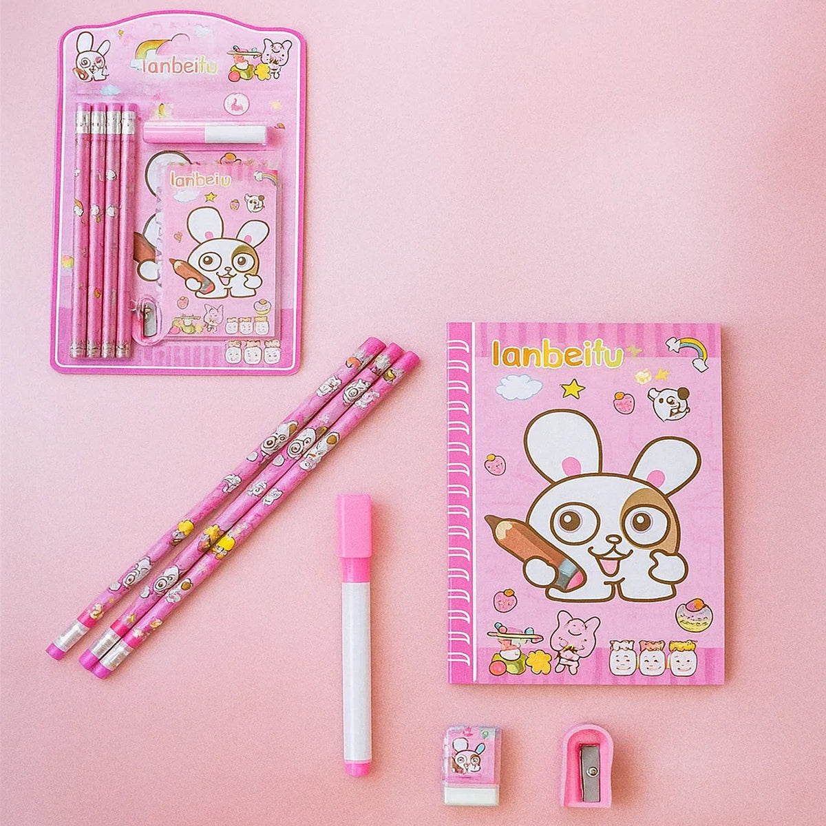 Cartoon Stationery Gift Set