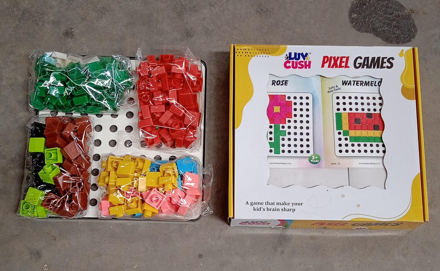 Educational Pixel Cubes Toy