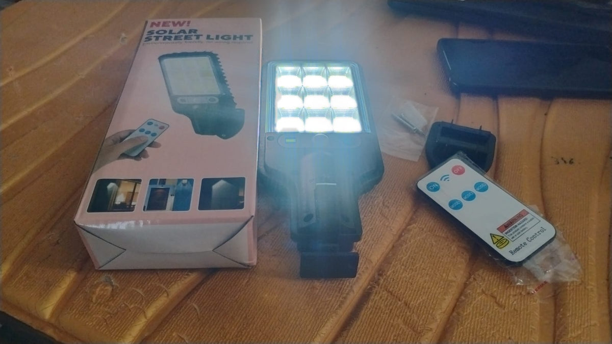 Solar Motion Sensor Street Light