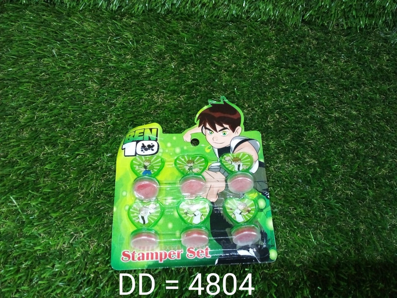 Ben 10 Heart Shape Stamps ( 6 Pcs)