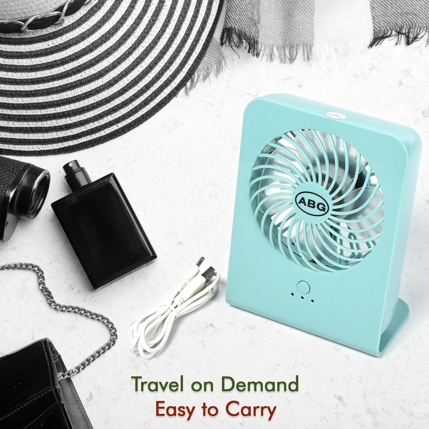 3-Speed USB Desk Fan