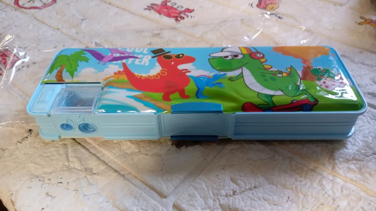Cartoon Double-Deck Pencil Case
