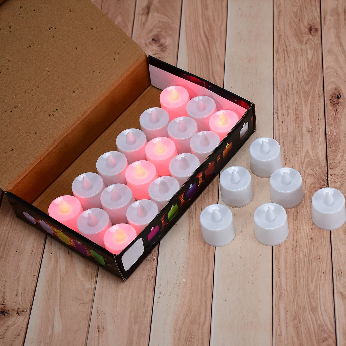 Red Flameless LED Tealights
