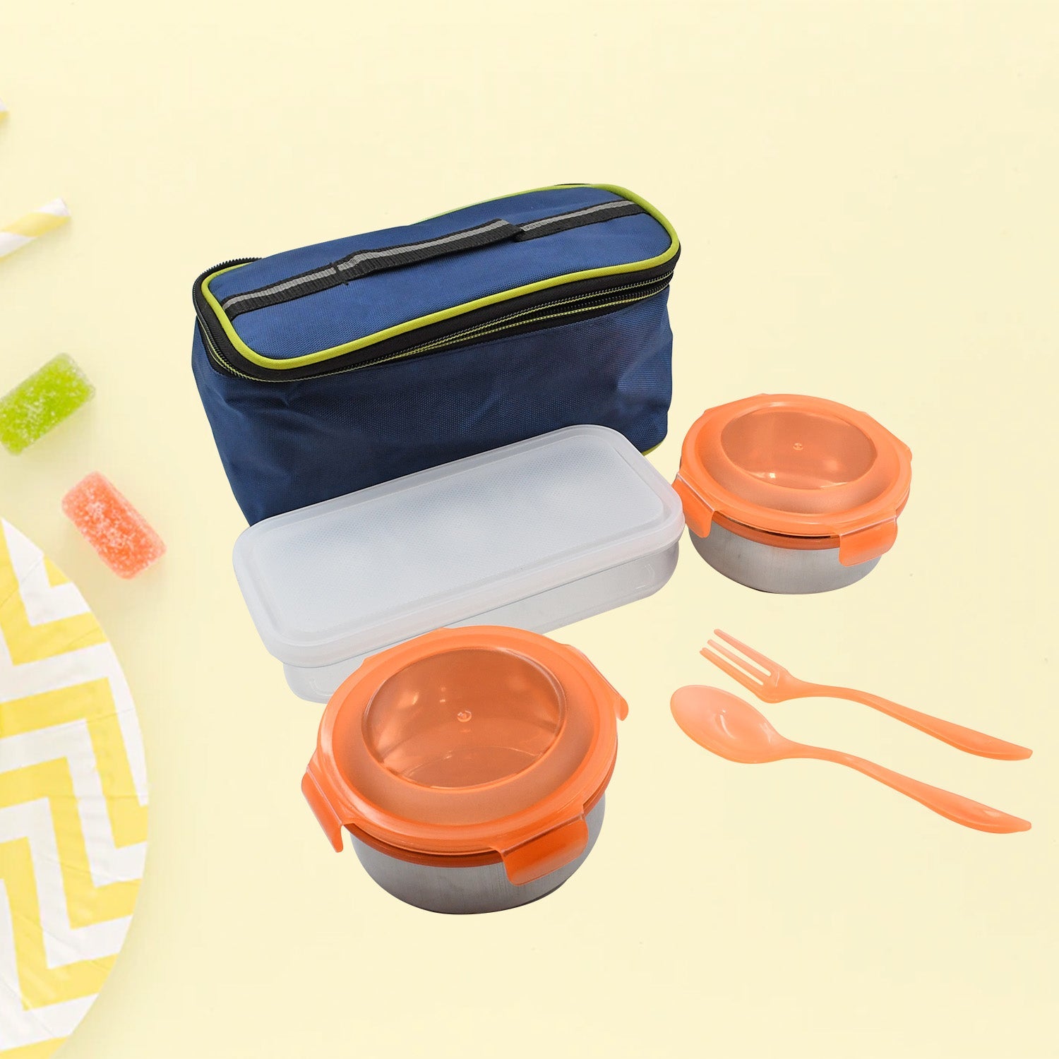 3-Tier Stainless Steel Lunch Box
