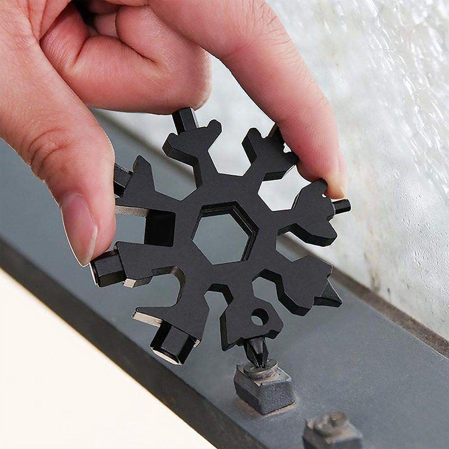 Snowflake Multi-Tool Keychain