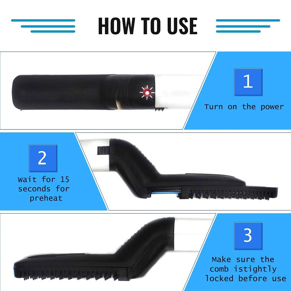 Mens Beard And Hair Curling Straightener