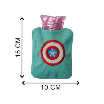 Captain Americas Shield Small Hot Water Bag With Cover