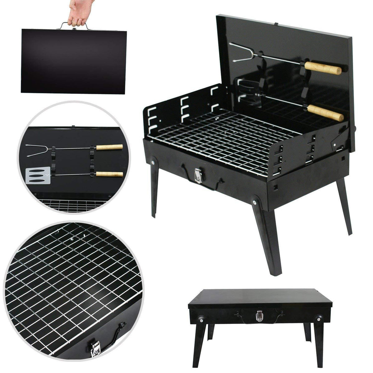 Portable Foldable BBQ Grill
